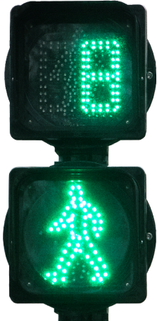 semáforo para pedestres